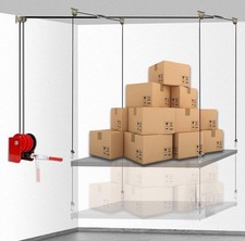 Overhead Garage Storage Lift Hoist Ceiling Mounted Garage Storage Lift System Overhead Garage Storage Lift Hoist Ceiling Mounted Garage Storage Lift System