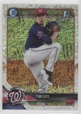 2018 Bowman Draft Chrome Sparkles Refractor Tim Cate #BDC-12 0d6s
