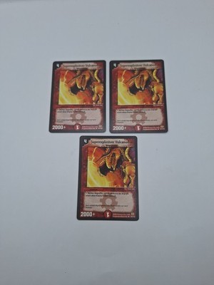 3x Superexplosiver Volcanodon 87/110 DM-01 - deutsch - Duel Masters TCG