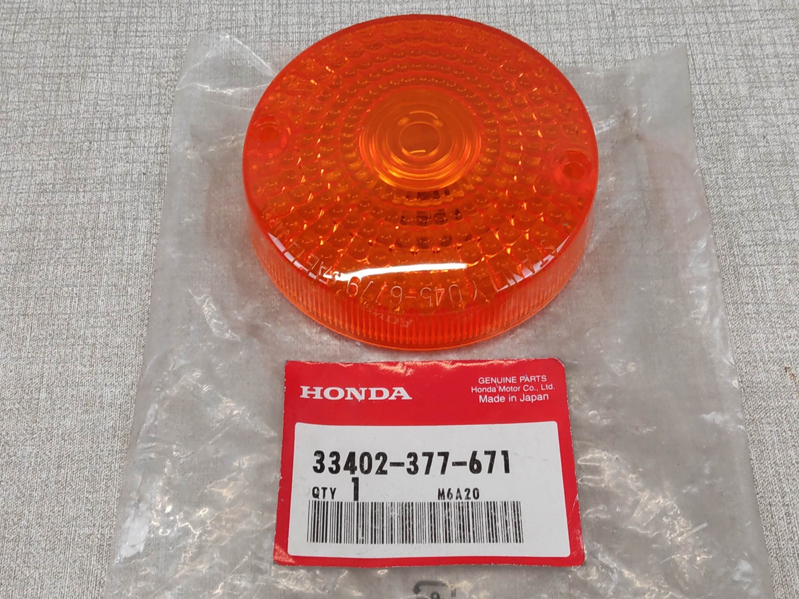 Cabochon clignotant moto Honda 33402-377-671 CB750 K7