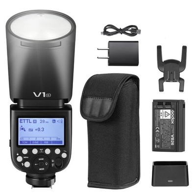 Godox V1-S Flash Speedlite,76Ws 2.4G High-Speed Sync 1/8000s 2600mAh Li-Ion