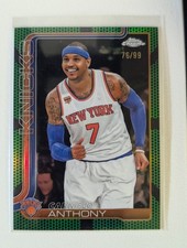 Carmelo Anthony [RayWave Red Refractor] #248 Prices | 2025 Topps