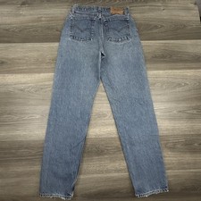 Vintage Levis 560 Jeans Girls 11 Blue Loose Fit Straight Leg High Rise Retro 90s
