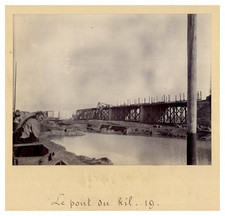 China, Boxer, Beijing-Hanku Line Construction, Mileage Bridge 19 Vintage