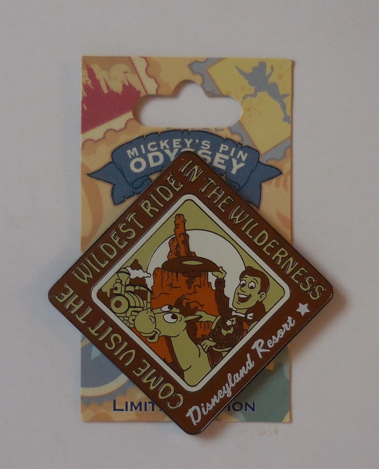 Disney Pin DLR 2008 Mickeys Pin Odyssey Woody and Bullseye Toy Story Pin Le1000