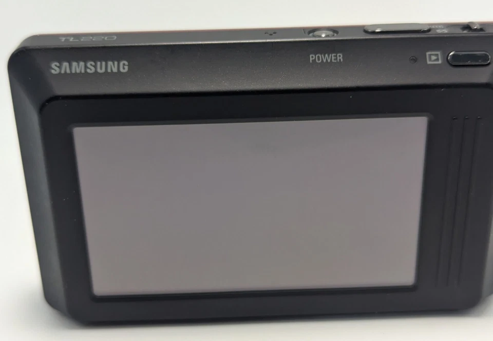 三星 TL220 1220 万像素双视图紧凑型红色相机带电池和充电器已测试 — 第 4/4 张图片