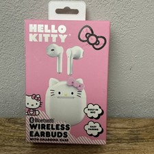 Sanrio Hello Kitty Wireless Bluetooth Earbuds with Charging Case NEW
