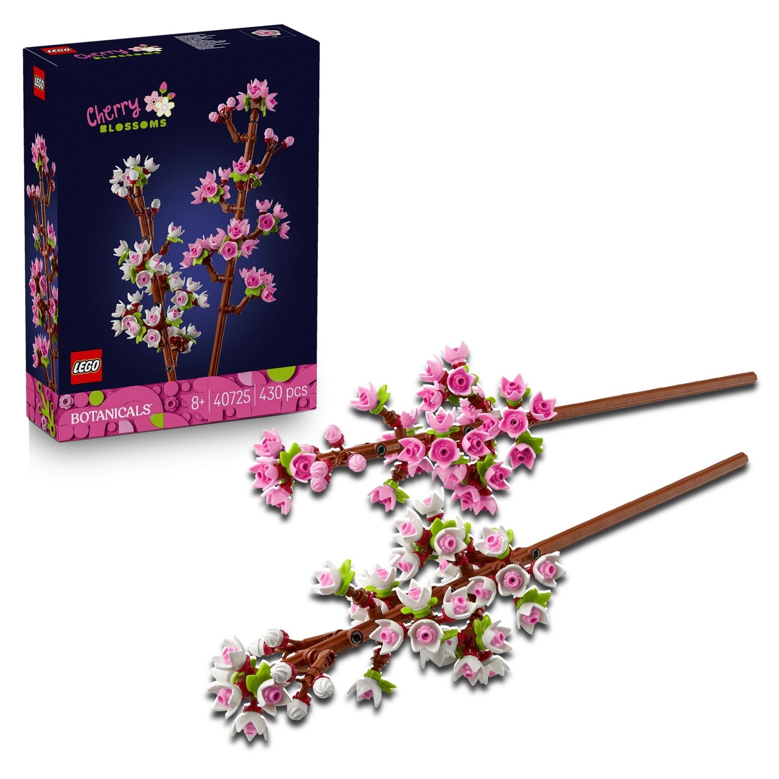 Lego Bianchi/Rosa Fiori Di Ciliegio (40725, Iconic) - Immagine 5