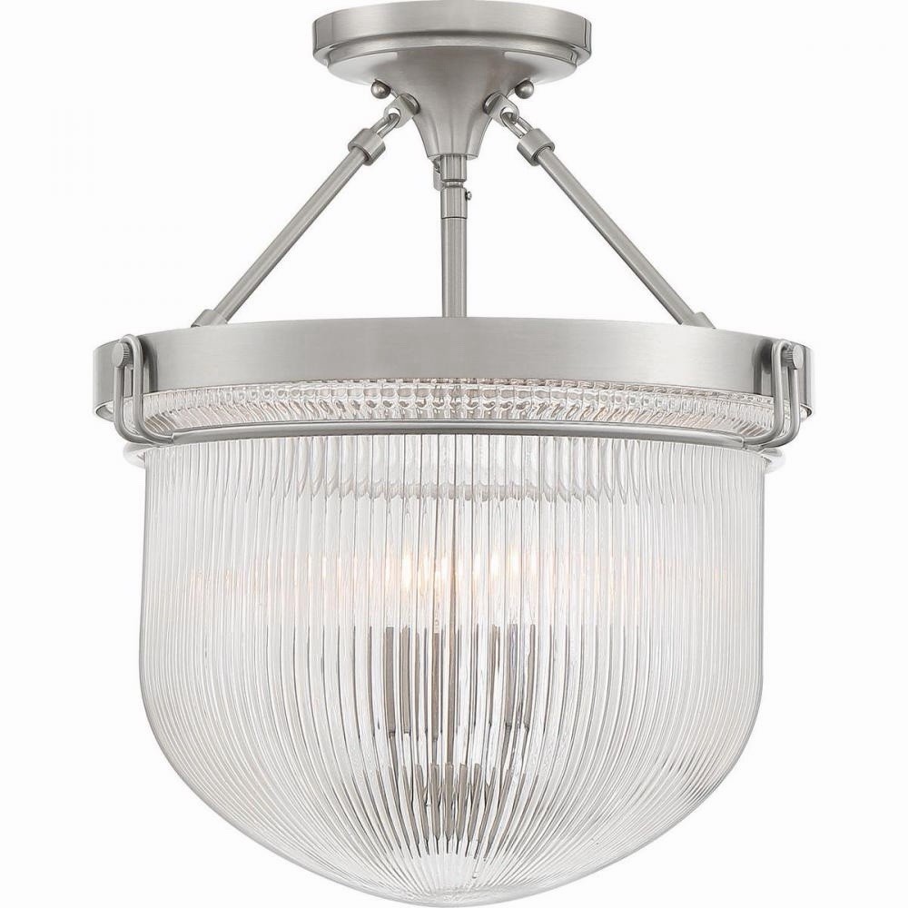 Quoizel MHY1715BN - Display Open Box - 3 Light Semi Flush Mount