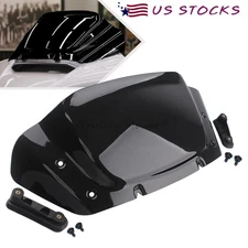 Black 10" Windshield Windscreen For Harley CVO Street Glide FLHXSE models 23+