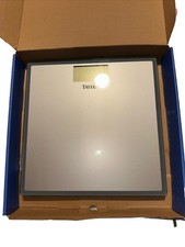 Digital Glass Bathroom Scale Gray/Silver - Taylor