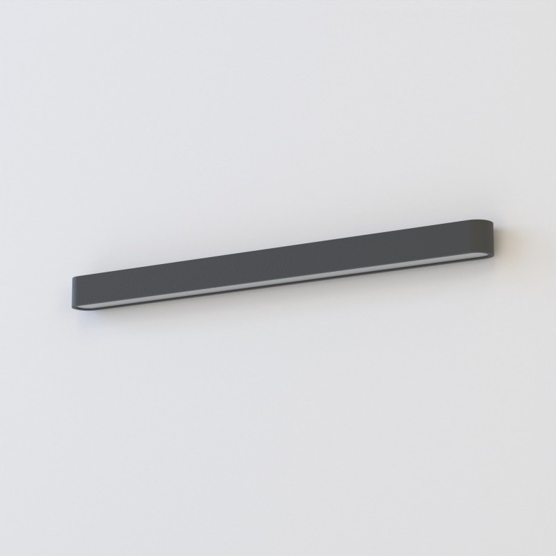 SOFT GRAPHITE/ WHITE WALL LIGHT WALL LAMP NT 1X T8/ 16W IP20