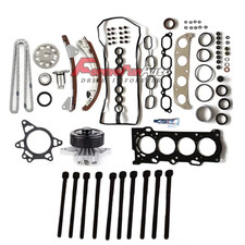 For 2000-2008 Toyota Corolla 1.8l Timing Chain Kit Water Pump Head Gasket Set For 2000-2008 Toyota Corolla 1.8l Timing Chain Kit Water Pump Head Gasket Set
