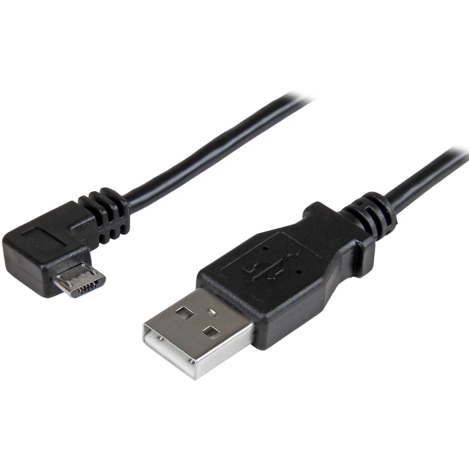 StarTech Micro-USB Charge-and-Sync Cable M/M - Right-Angle Micro-USB - 24 AWG - - Image 2 of 4