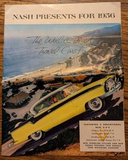 Original 1956 Nash Large Brochure Ambassador Country Club Statesman