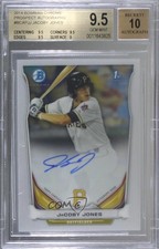 2014 Bowman Chrome Prospect JaCoby Jones #BCAP-JJ BGS 9.5 GEM MINT Auto 1h1