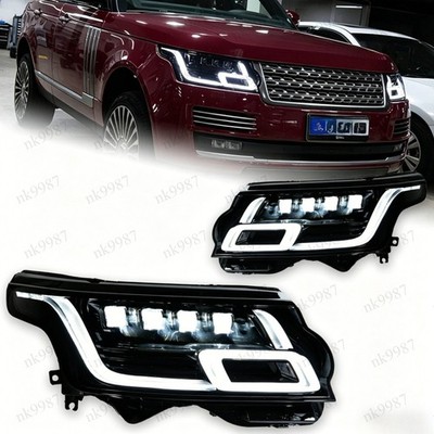2x For Land Rover Range Rover Vogue L405 2013-17 Upgrade LED Headlight Assembly