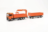 Herpa 316217 Iveco S-Way Nd Baustoffhz Kommunal Orange 1:87