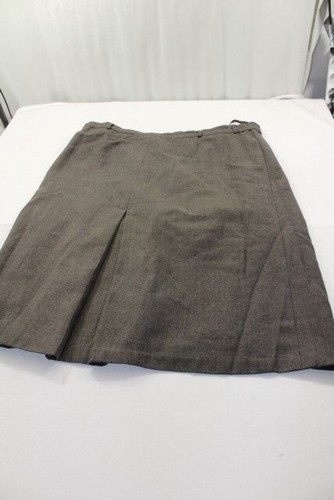 D3903 Markenlos Jupe 50 Gris Unicolore Très Bien - Photo 1/1
