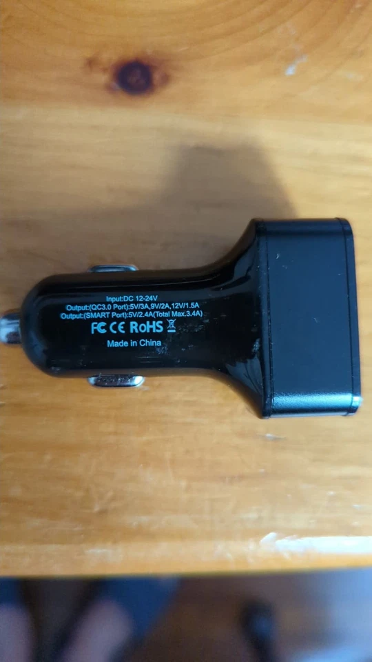 Tiergrade Quick Charge QC 3.0 3-Port USB Fast Car Charger - Image 3 of 3