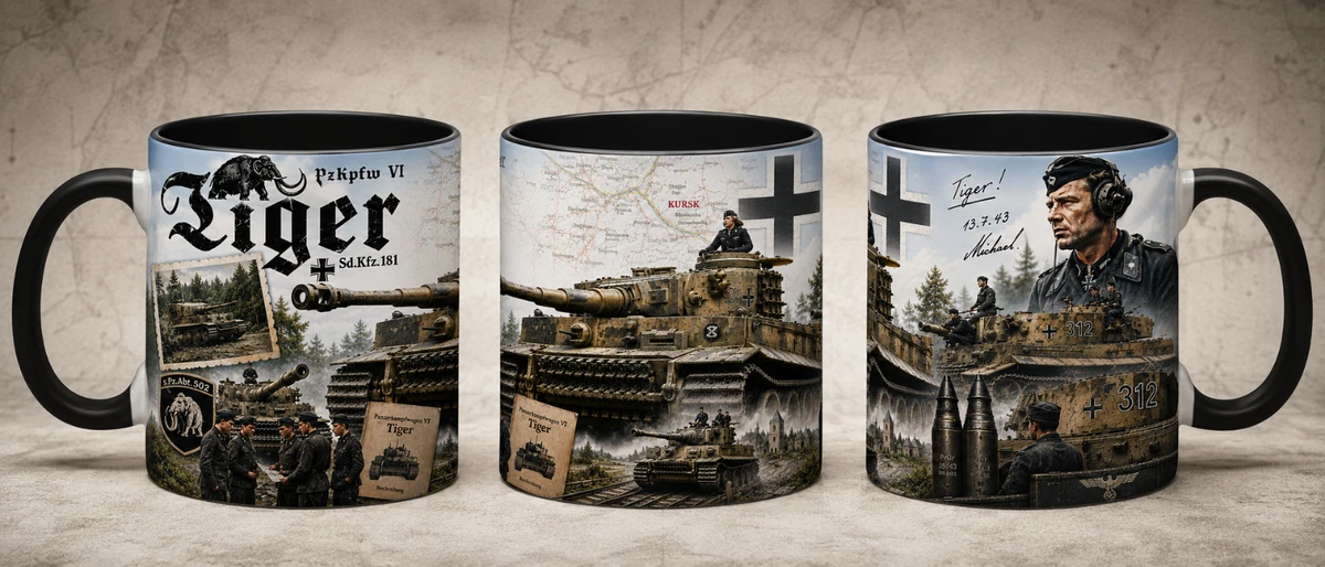 Panzerkampfwagen VI Tiger Tasse Sd.Kfz 181 Ausf E Wehrmacht Zweiter Weltkrieg 3