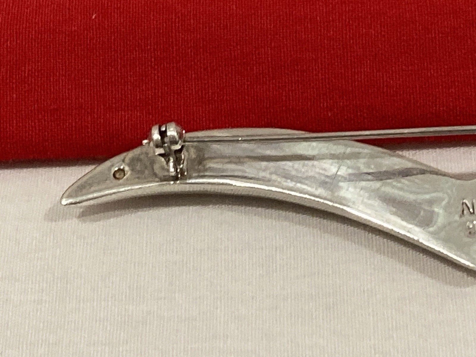 Vintage NL 925 Solid Sterling Silver Modernist V … - image 10