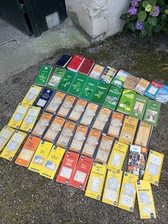 Important Lot Carte Guide Michelin Routier Route Touristique