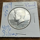 1969-S Kennedy Half Dollar Proof | 40% Silver | Deep Mirror Finish | US Coin