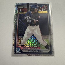2024 Bowman Chrome #BCP-167 Dameury Pena Prospects Mojo Refractors