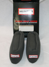 HUNTER Fleece Welly Socks Charcoal Ultimate Accessory for Boots Size ML