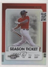 2021 Panini Contenders Season Ticket Optic Holo Prizm Rafael Devers #6 3l7