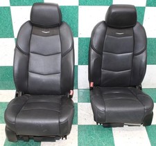 Worn 16 Escalade Esv Black Leather Heated Cooled Mem Power Bucket Seats Oem Worn 16 Escalade Esv Black Leather Heated Cooled Mem Power Bucket Seats Oem