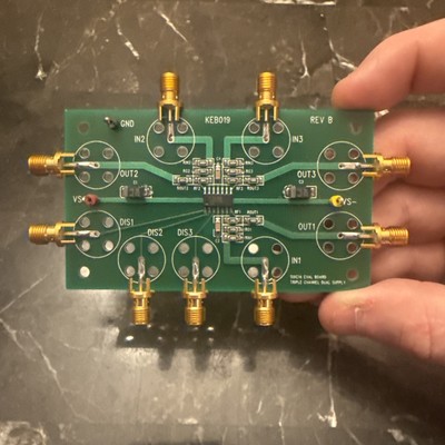 Evaluation Board Fairchild Semiconductor KEB019 Triple Channel Dual Supply