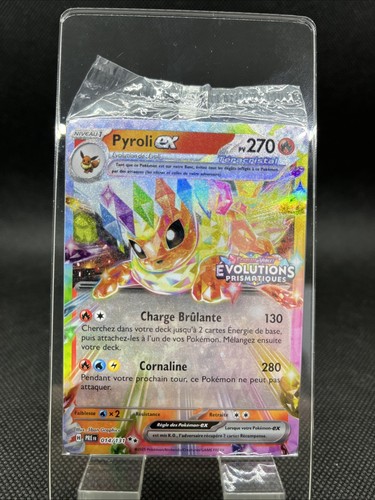CARTE POKEMON PYROLI 014/131 EX PROMO EV8.5 EVOLUTIONS PRISMATIQUES PRE FR EUR 29,50 - FR