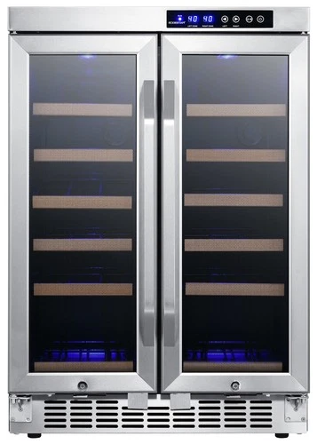 EdgeStar CWR362FD 24"W 36 Bottle Built-In Wine Cooler - Stainless Steel - Picture 7 of 12