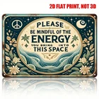 Vintage Tin Sign Retro Wall Art Aluminum Sign 8x12 Funny Home Yoga Decor
