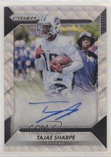 2016 Panini Prizm Rookie Blue Wave 55/149 Tajae Sharpe #RA-TSP Auto 8x7