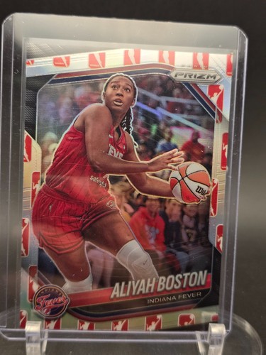 2025 Panini Prizm WNBA - Aliyah Boston #75 WNBA Logo Silver Prizm