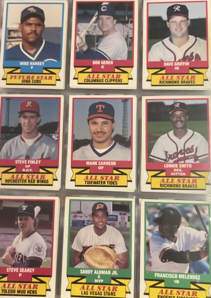 1988-1991 AAA BASEBALL-MLB MINOR LEAGUE TRADING CARDS-YOU PICK - Image 2 of 4