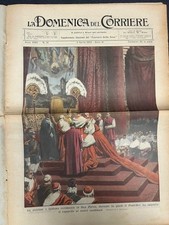 La Domenica del Corriere 14 1933 Fascismo Regime Cerimonia Cardinalizia Papa