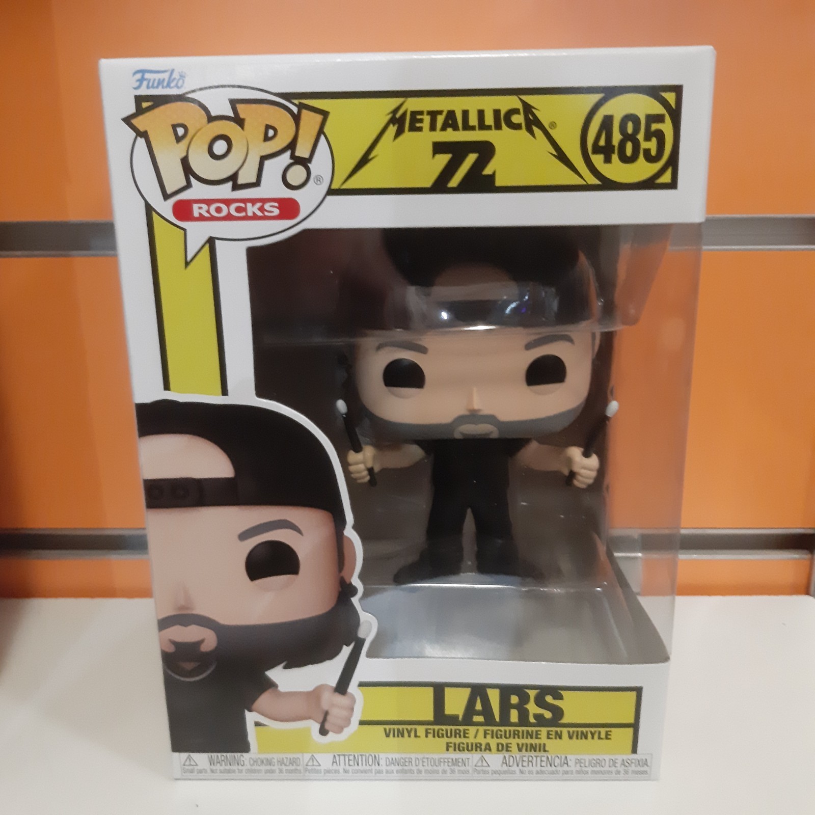 Funko Pop! Rocks n. 485 Metallica - Lars NUOVO
