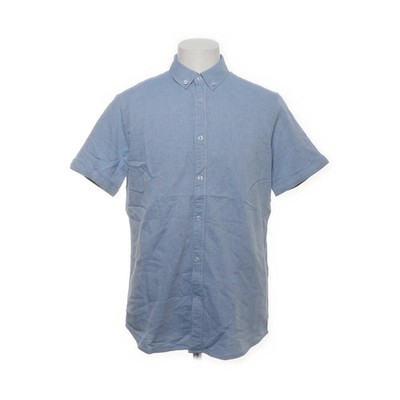 Tom Tailor, Kurzarmhemd, Größe: L, model: fitted, Blau, Baumwolle/Elasthan #4Ks