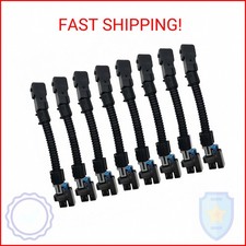 8Pcs LS1 EV1 LS6 LT1 Injector Harness Pigtail to Multec LQ4 LQ9 4.8 5.3 6.0 Delp