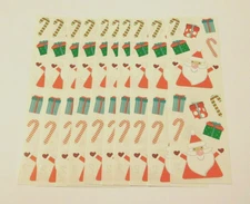 Mrs. Grossman's Stickers Lot of 10 Strips Christmas ~Santa's Gifts~ 2014