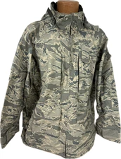 NEW Propper APECS Parka Jacket Mens Large Regular ABU Tiger Stripe Camo Gore-Tex