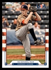Carson Sands 2012 Panini USA Baseball #39