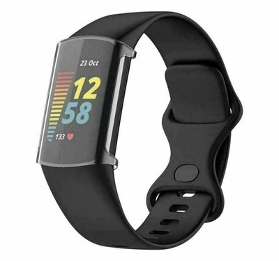 Für Fitbit Charge 5 Smartwatch Fitnesstracker Silikonhülle Schutzhülle Bumper