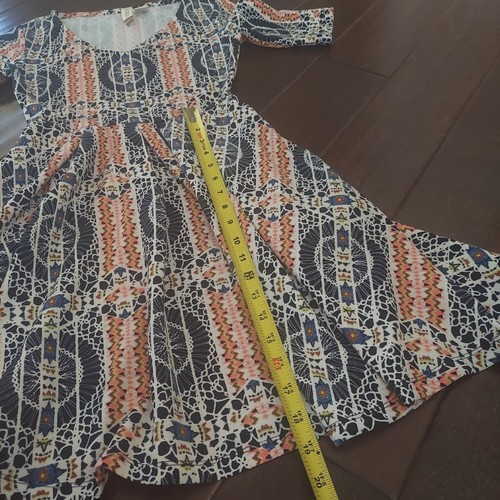 Mimi Chica Women's Summer Dress Geometric Print Side Pockets Size S - 第 7/11 張圖片