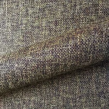 Retro Textured Boucle Upholstery Fabric 54" in Brown/Green