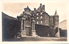Front Gate at the Castle of Vizille France 1910s RPPC Postcard Photo